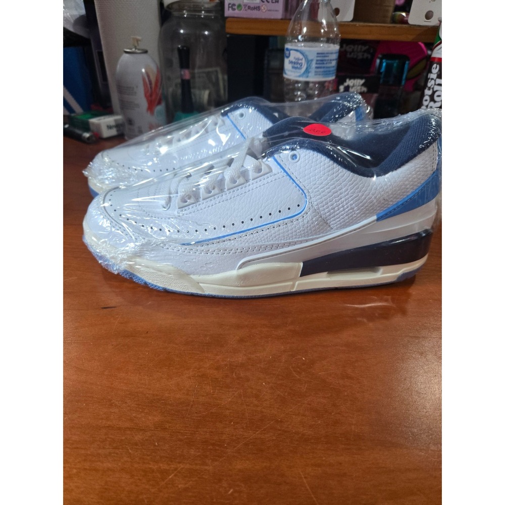 Air Jordan 2 Retro Low GS Midnight Navy University Blue FD0384-144 Size 6.5Y